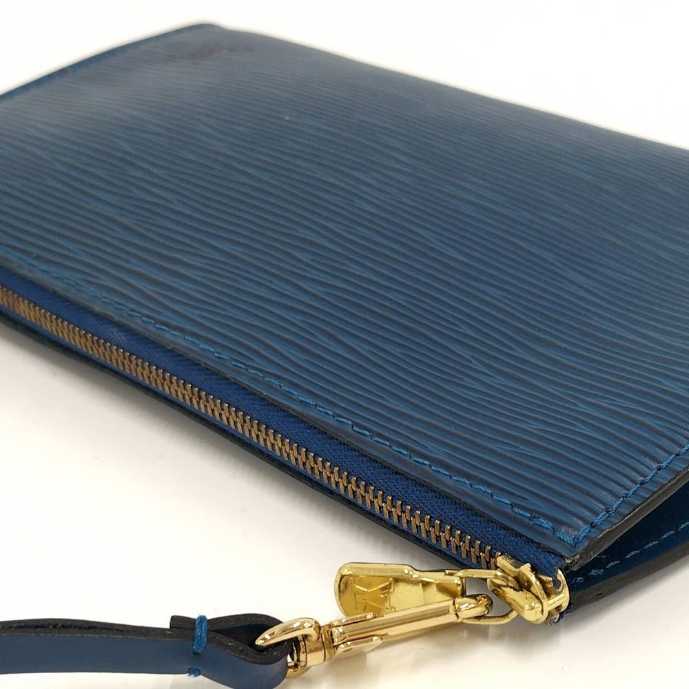 Louis Vuitton Pochette Epi Toledo Blue Shoulder — view 3