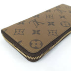 Louis Vuitton Portefeuille Clemence Wallet Monogram Reverse — view 6