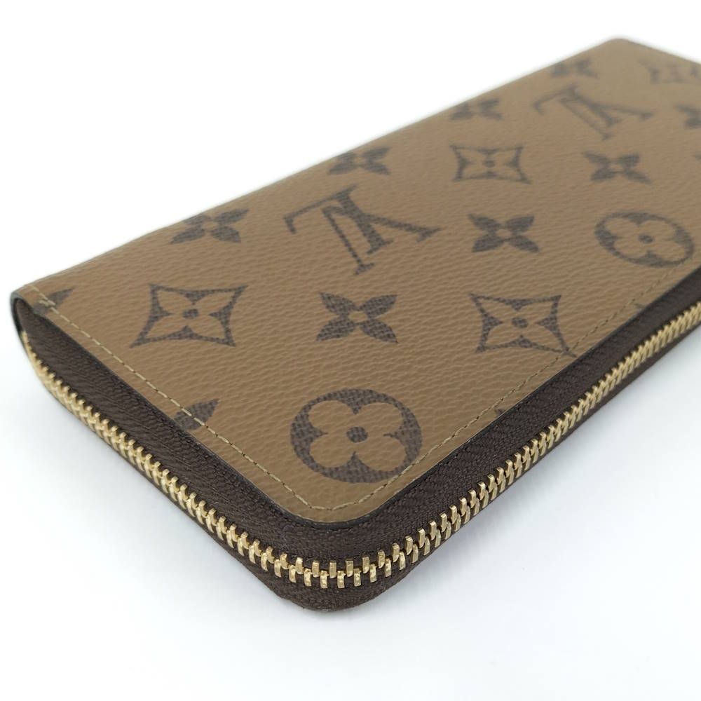 Louis Vuitton Portefeuille Clemence Wallet Monogram Reverse — view 6