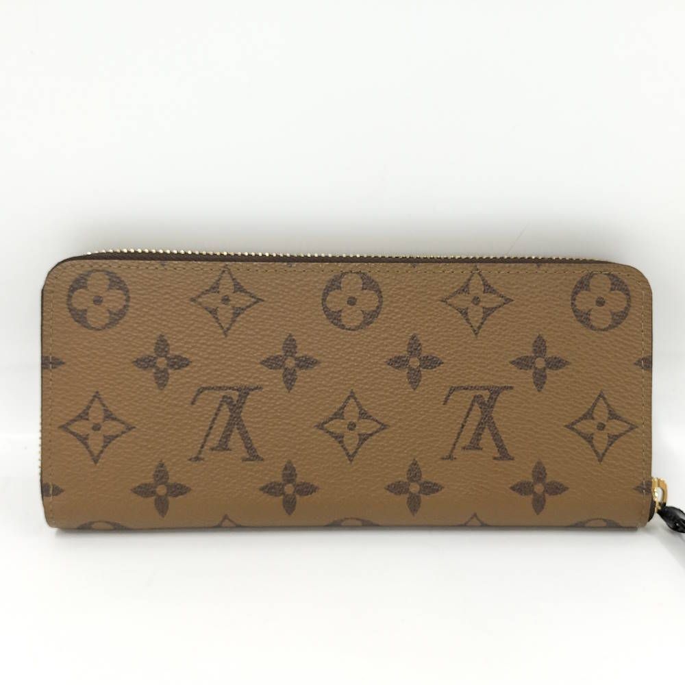 Louis Vuitton Portefeuille Clemence Wallet Monogram Reverse — view 3