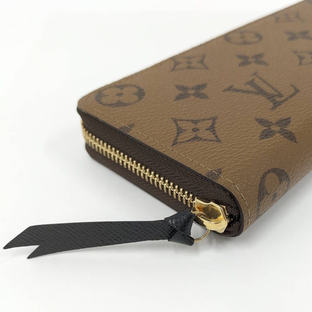 Louis Vuitton Portefeuille Clemence Wallet Monogram Reverse — view 4