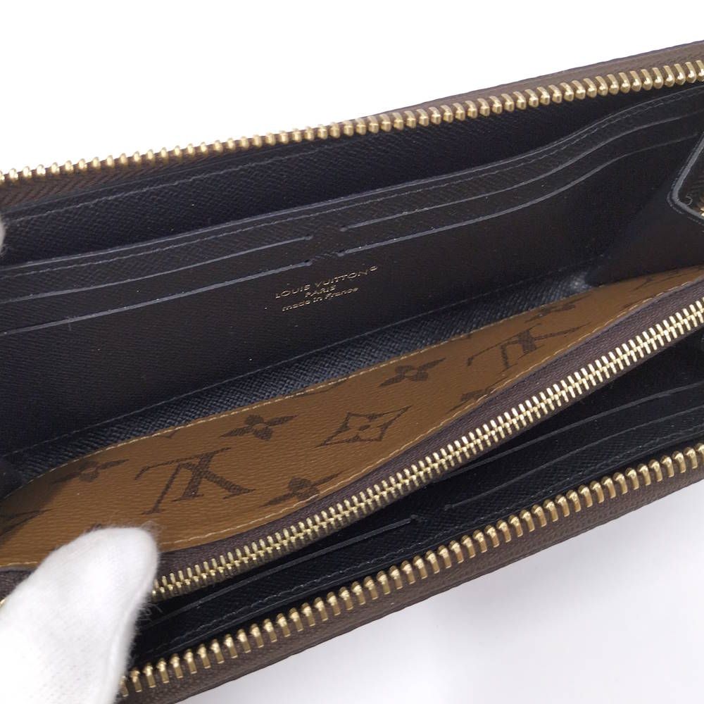 Louis Vuitton Portefeuille Clemence Wallet Monogram Reverse — view 7