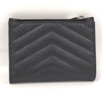Saint Laurent Compact Wallet Leather Black — view 3