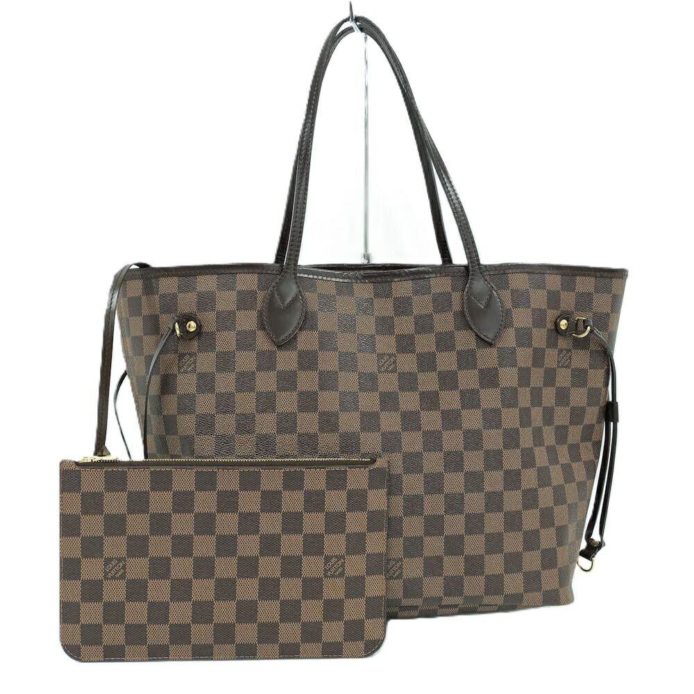 Louis Vuitton Neverfull MM Damier Ebene Tote