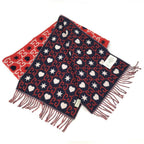 Gucci GG Heart Pattern Reversible Scarf — view 2