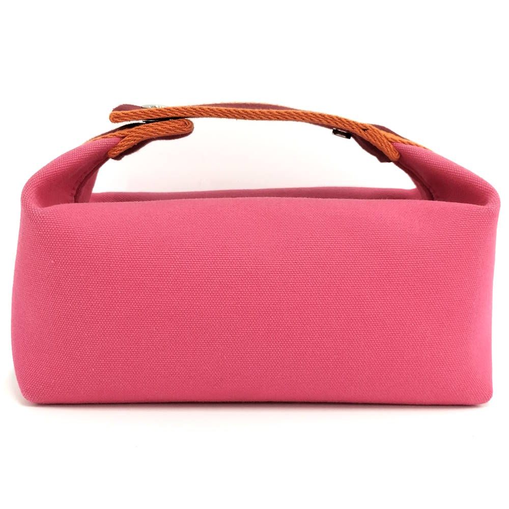 Hermes Bride-a-Brac PM Handbag Canvas Pink — view 2