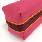 Hermes Bride-a-Brac PM Handbag Canvas Pink — view 4