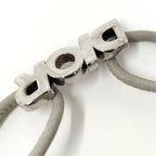Dior Leather Cord Bracelet Logo — view 5