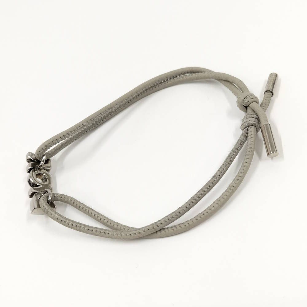 Dior Leather Cord Bracelet Logo — view 3
