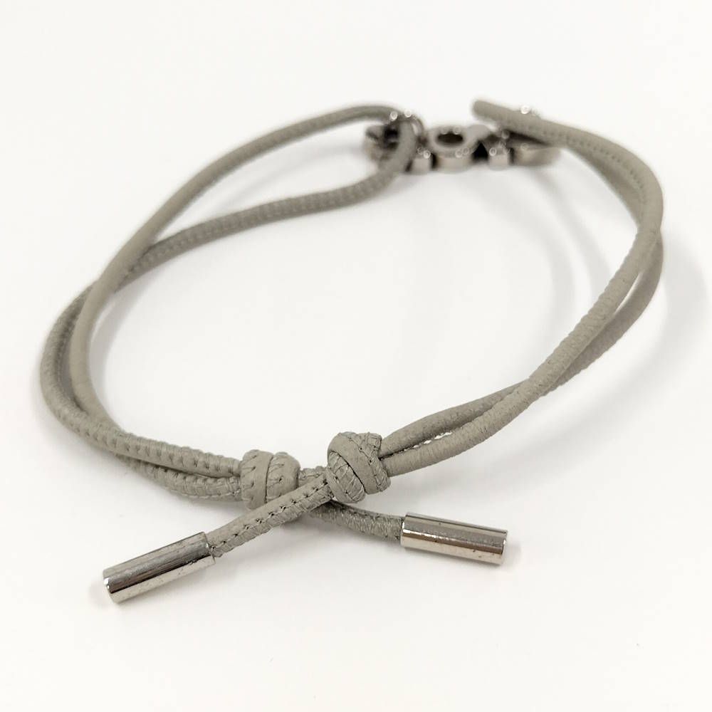 Dior Leather Cord Bracelet Logo — view 4