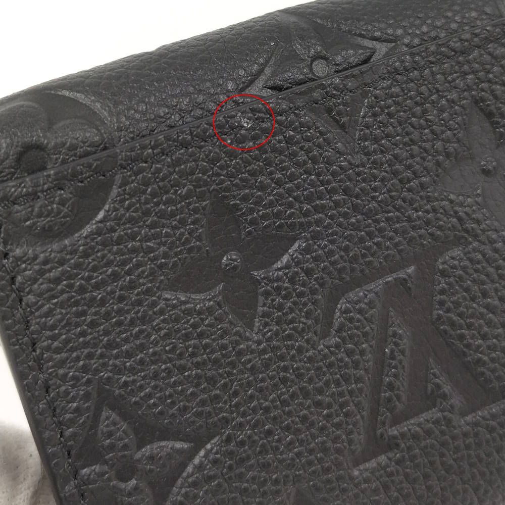 Louis Vuitton Portefeuille Victorine Wallet Empreinte Noir — view 7
