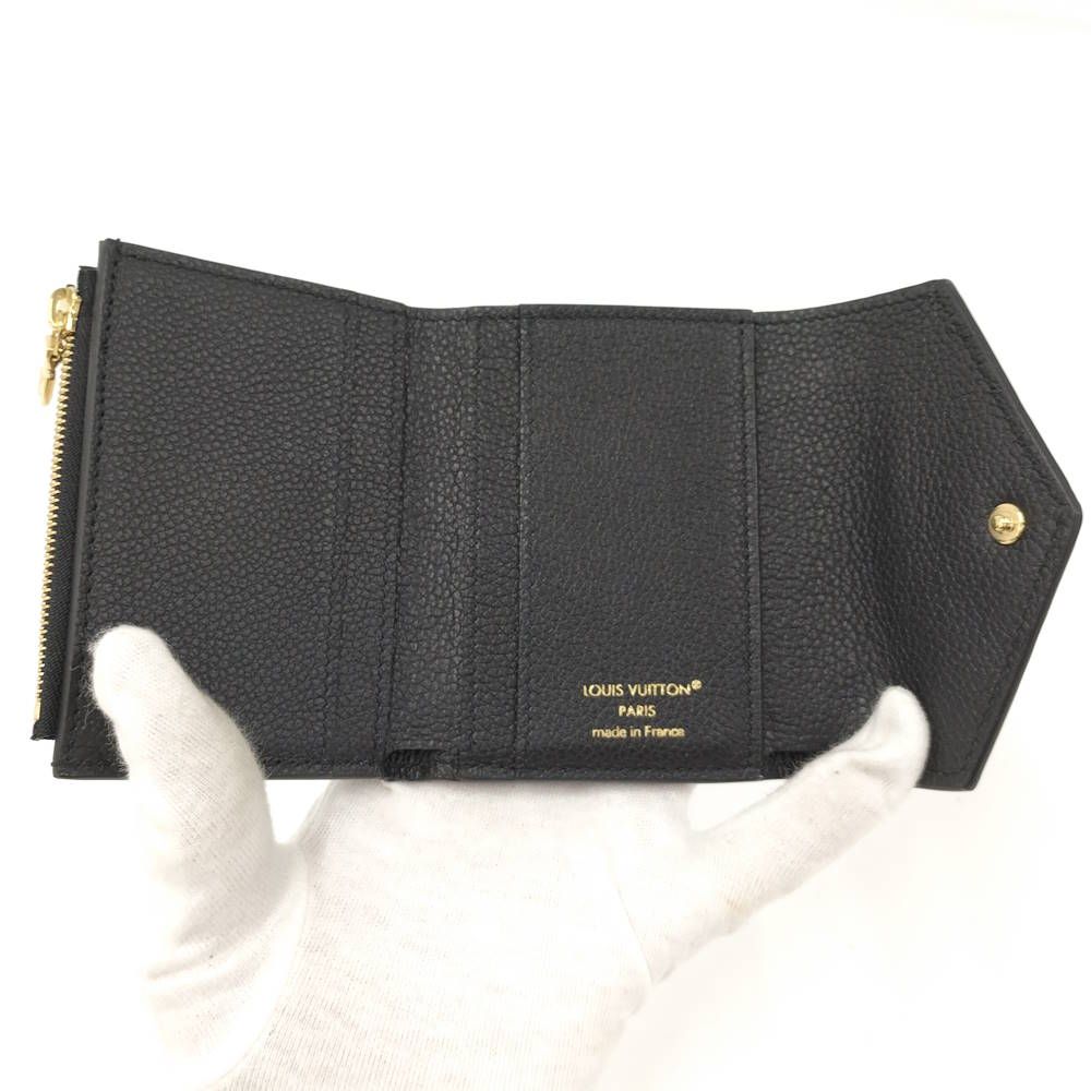 Louis Vuitton Portefeuille Victorine Wallet Empreinte Noir — view 2
