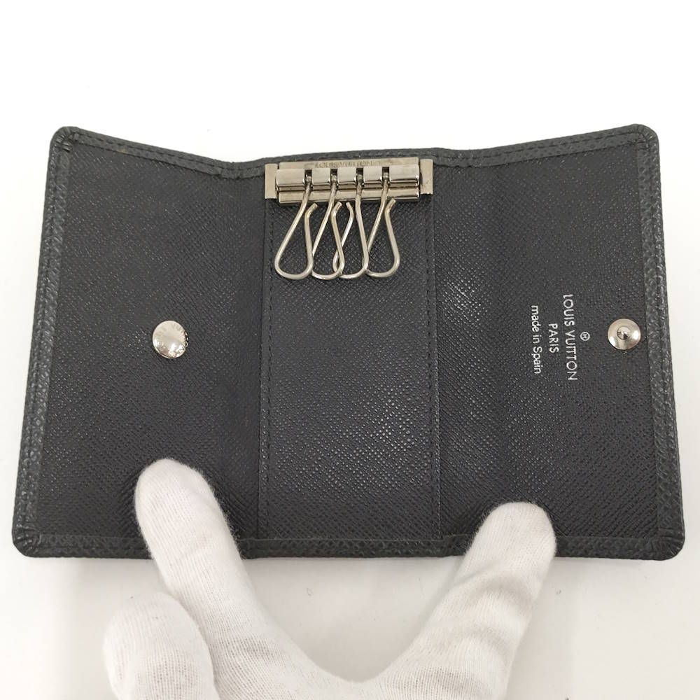 Louis Vuitton Cles 4 Taiga Ardoise Card Holder — view 2