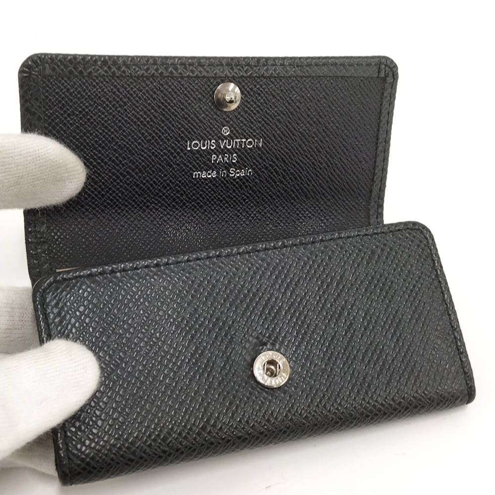 Louis Vuitton Cles 4 Taiga Ardoise Card Holder — view 3