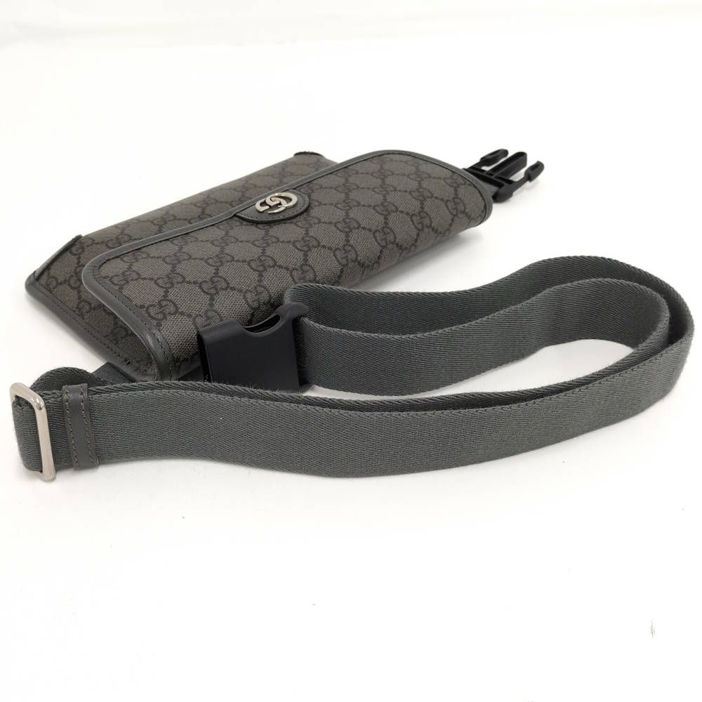 Gucci Belt Bag Canvas Gray — view 6