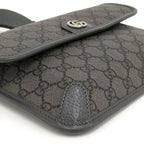 Gucci Belt Bag Canvas Gray — view 4