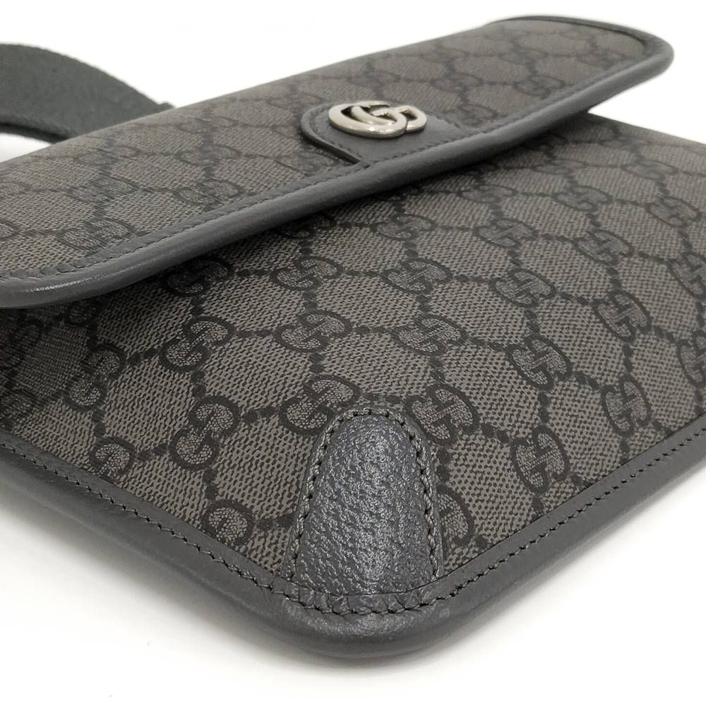 Gucci Belt Bag Canvas Gray — view 4