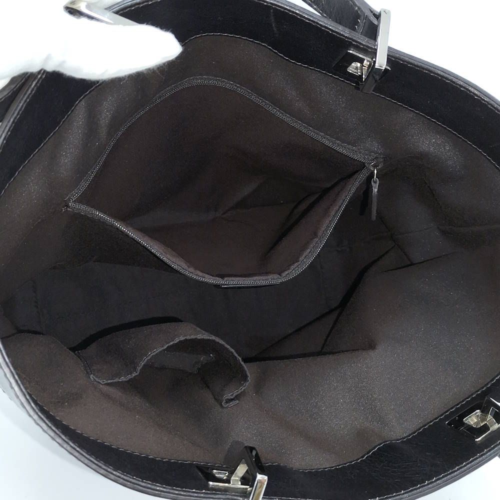 Gucci Bit Layout Tote Leather Black — view 9