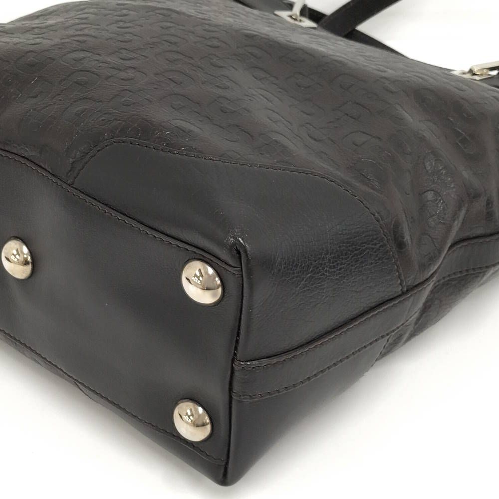 Gucci Bit Layout Tote Leather Black — view 5