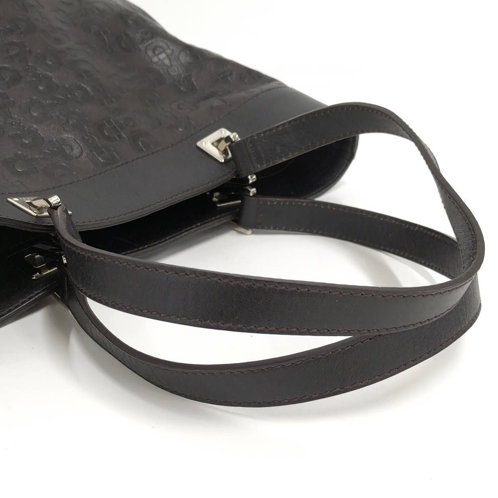 Gucci Bit Layout Tote Leather Black — view 6