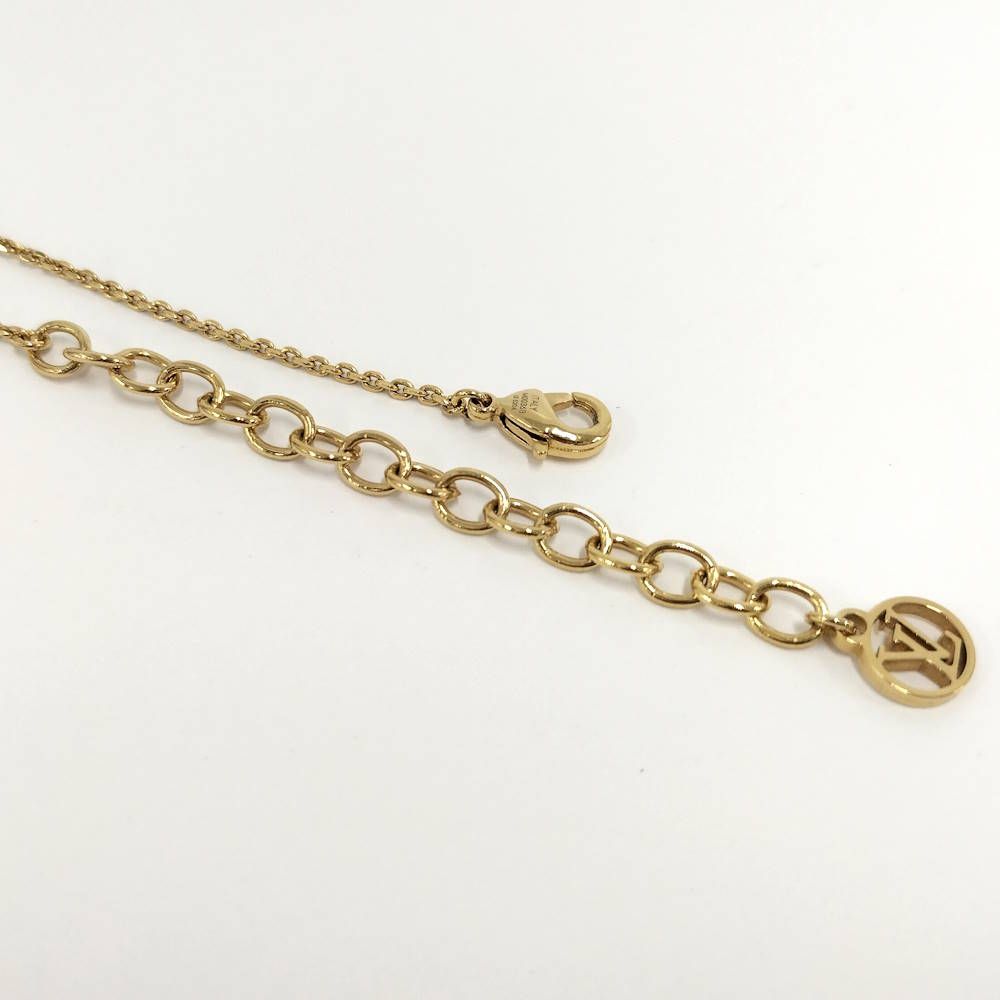 Louis Vuitton Necklace Collier Petit Metal Gold — view 9