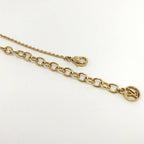 Louis Vuitton Necklace Collier Petit Metal Gold — view 9