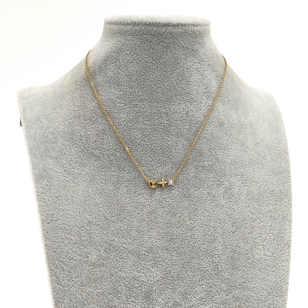 Louis Vuitton Necklace Collier Petit Metal Gold — view 2