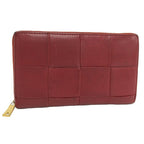 Bottega Veneta Cassette Zip Around Wallet Maxi Intrecciato