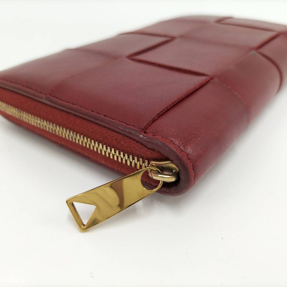 Bottega Veneta Cassette Zip Around Wallet Maxi Intrecciato — view 4