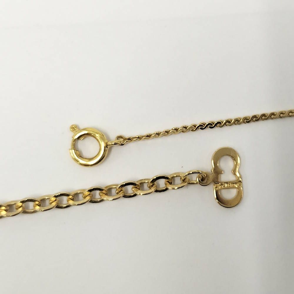 Dior Vintage Necklace Gold — view 8