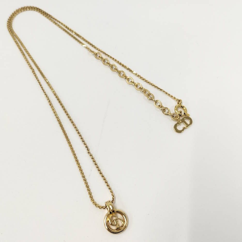 Dior Vintage Necklace Gold — view 3