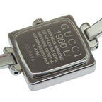 Gucci Stainless Steel Quartz Analog Display Black Dial Watch — view 5