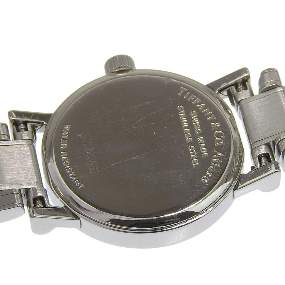 Tiffany & Co Atlas Stainless Steel Quartz Analog Display Gray Dial Watch — view 6