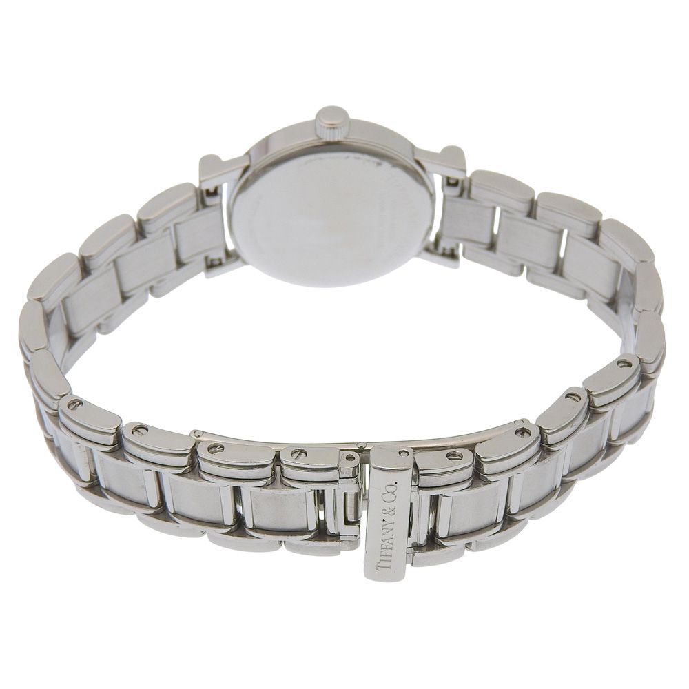 Tiffany & Co Atlas Stainless Steel Quartz Analog Display Gray Dial Watch — view 5