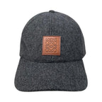Loewe Hat Patch Cap M Wool Nylon Anagram Logo Gray Brown — view 3