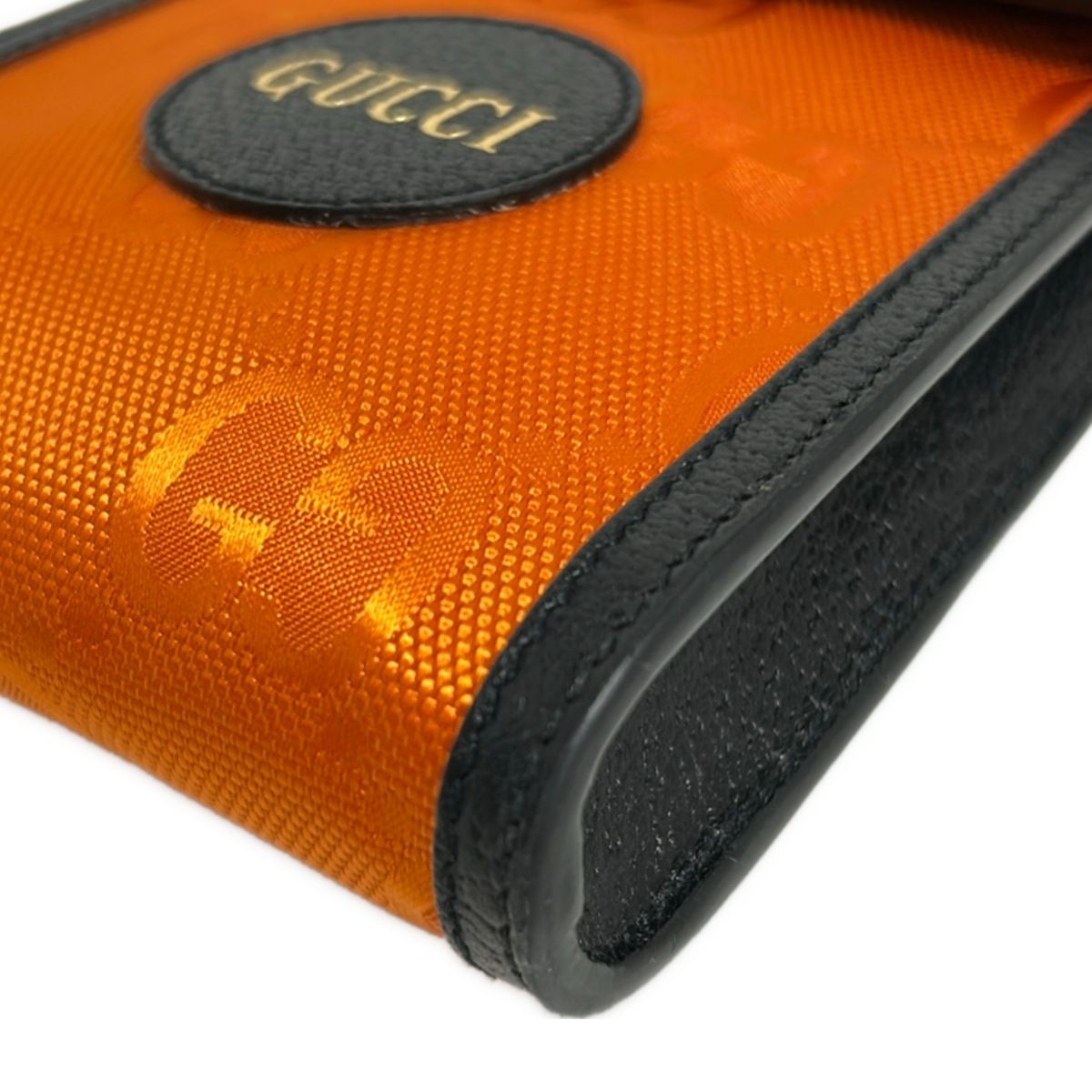 Gucci Shoulder Bag Off the Grid Orange Black Detachable Strap Leather — view 6