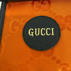 Gucci Shoulder Bag Off the Grid Orange Black Detachable Strap Leather — view 8