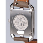 Hermes Polished Cape Cod PM Double Tour Silver Dial SS Swift Quartz Watch — view 6