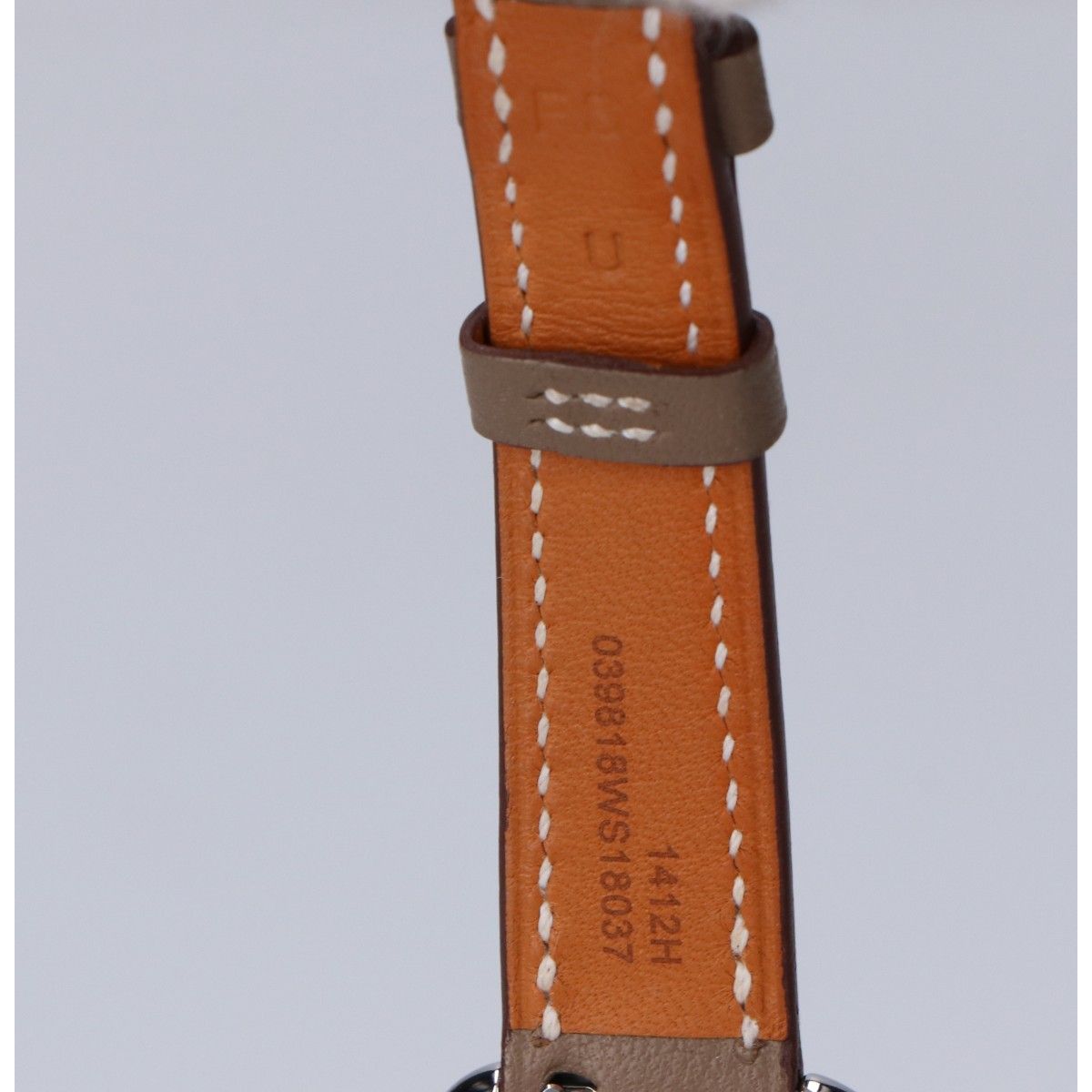 Hermes Polished Cape Cod PM Double Tour Silver Dial SS Swift Quartz Watch — view 7