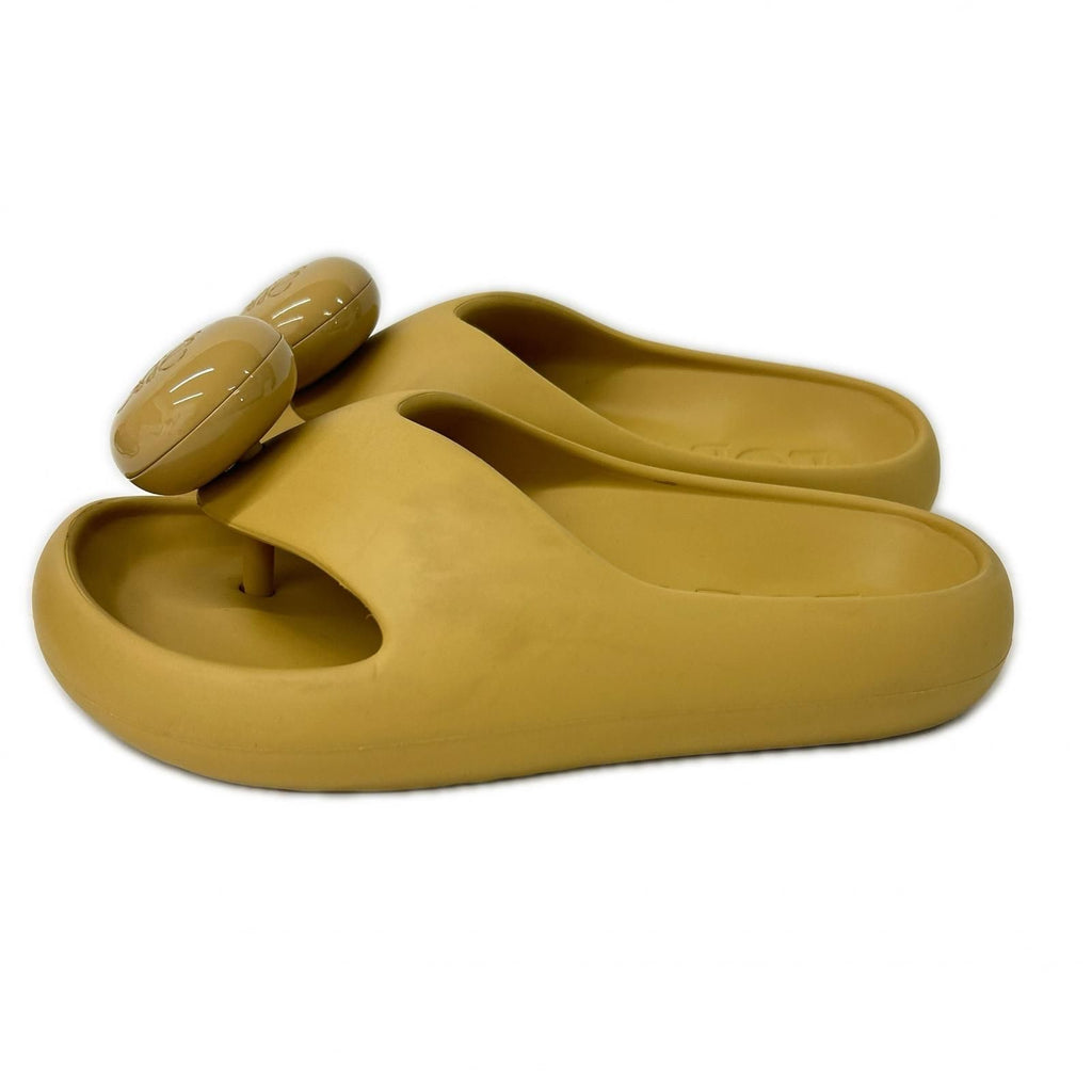 Loewe Form Slide Anagram Rubber Thong Sandals — view 2