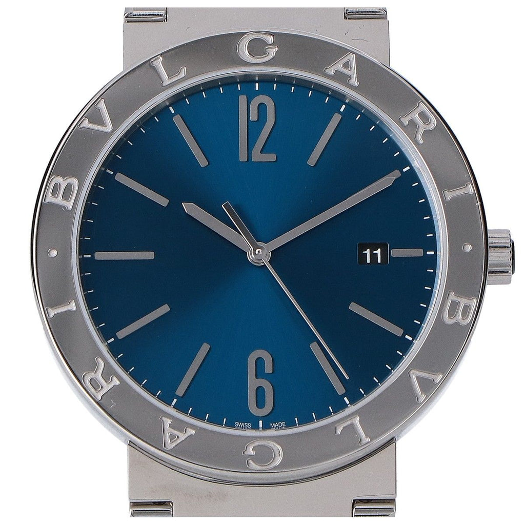 Bvlgari Polished Sea Thru Back Automatic Winding Watch
