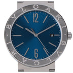 Bvlgari Polished Sea Thru Back Automatic Winding Watch