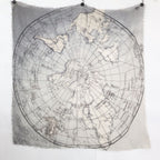 Chanel World Map Cashmere Scarf