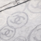 Chanel World Map Cashmere Scarf — view 5