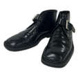 Prada Square Toe Single Monk Strap Boots