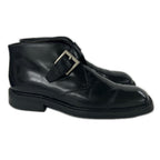 Prada Square Toe Single Monk Strap Boots — view 4