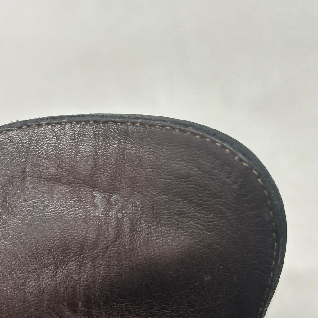 Prada Square Toe Single Monk Strap Boots — view 7