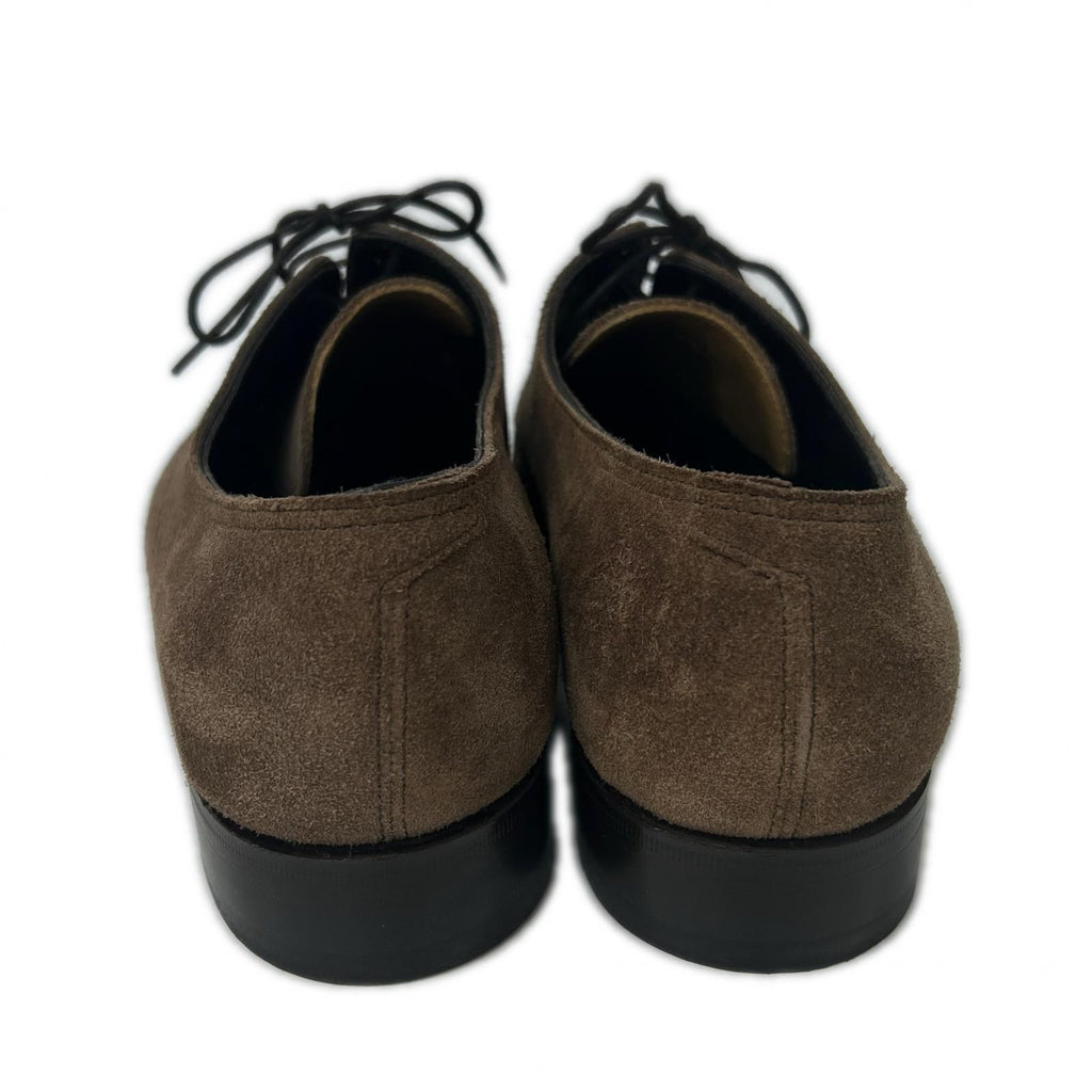 Hermes Johnlobb Hanley UK 413 Last Suede Cap Toe Shoes — view 3