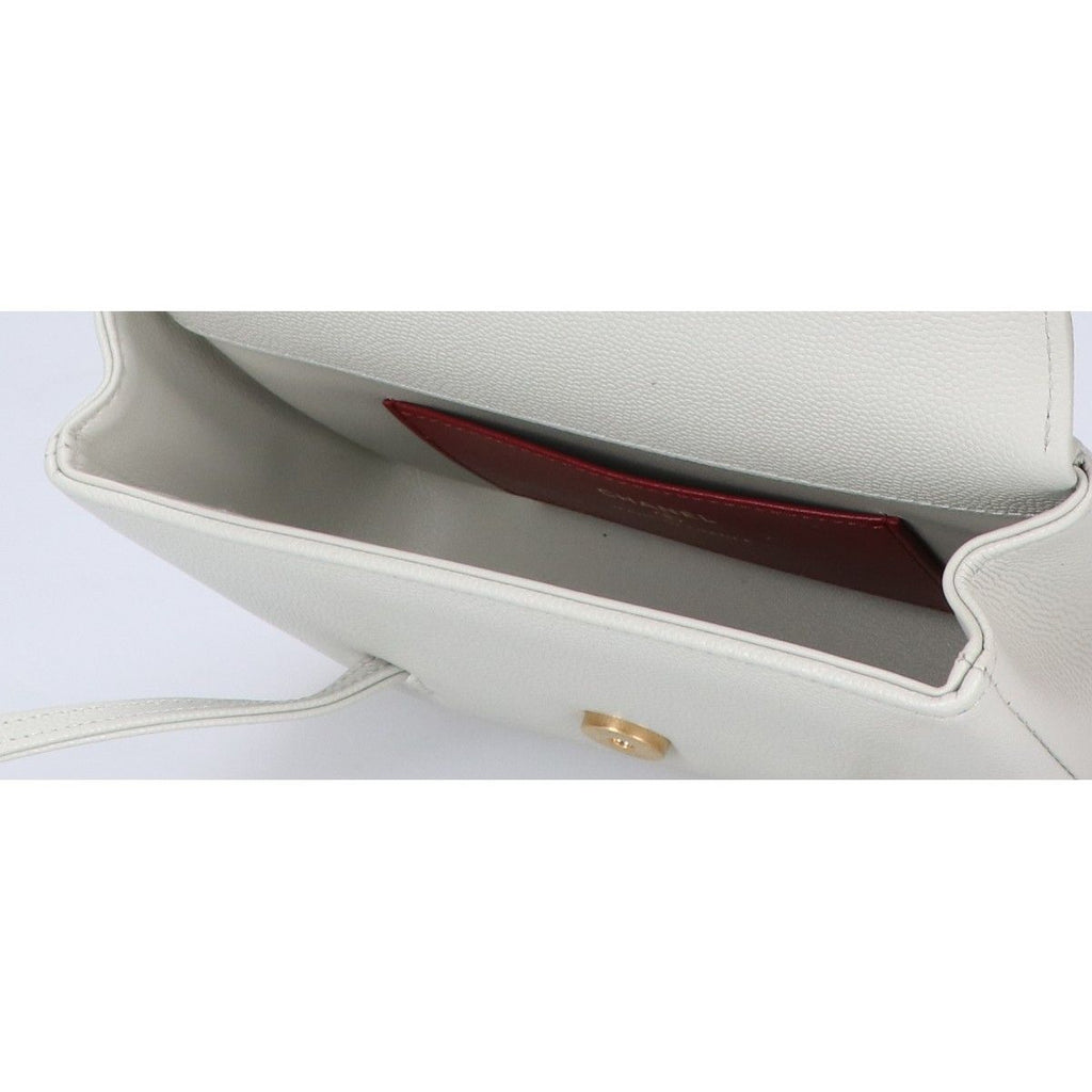 Chanel Shiny Grained Calfskin Strap Clutch Long Shoulder Mini — view 6