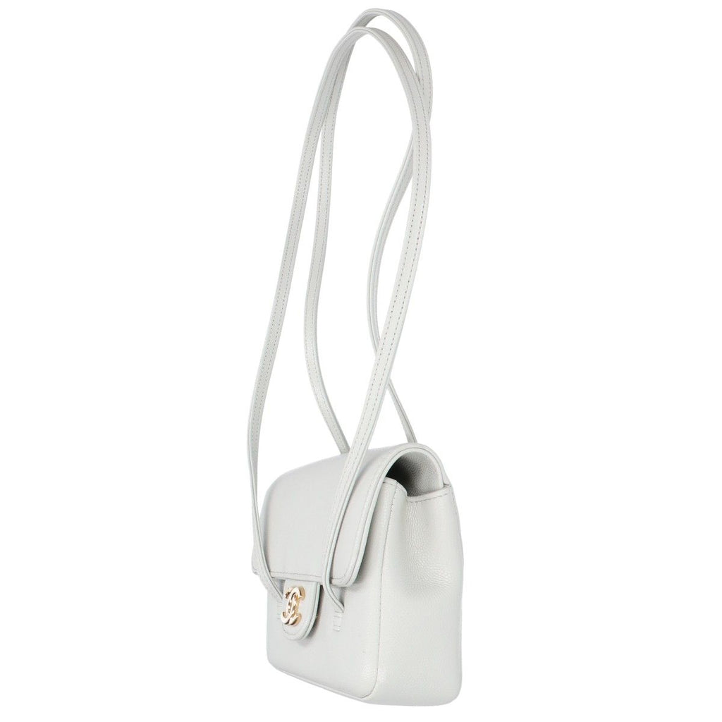 Chanel Shiny Grained Calfskin Strap Clutch Long Shoulder Mini — view 2